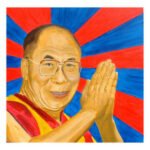 Dalai-Lama-Praying-Giclee-Print-C12310737