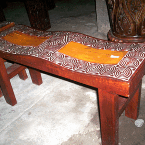 Muebles de teka - bancos